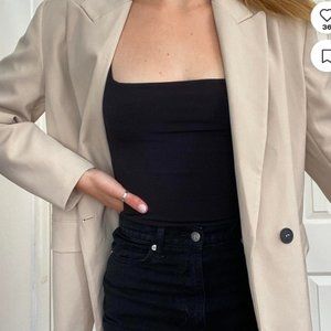 Beige Zara double-breasted oversized blazer (BNWT, Small, Oversized)